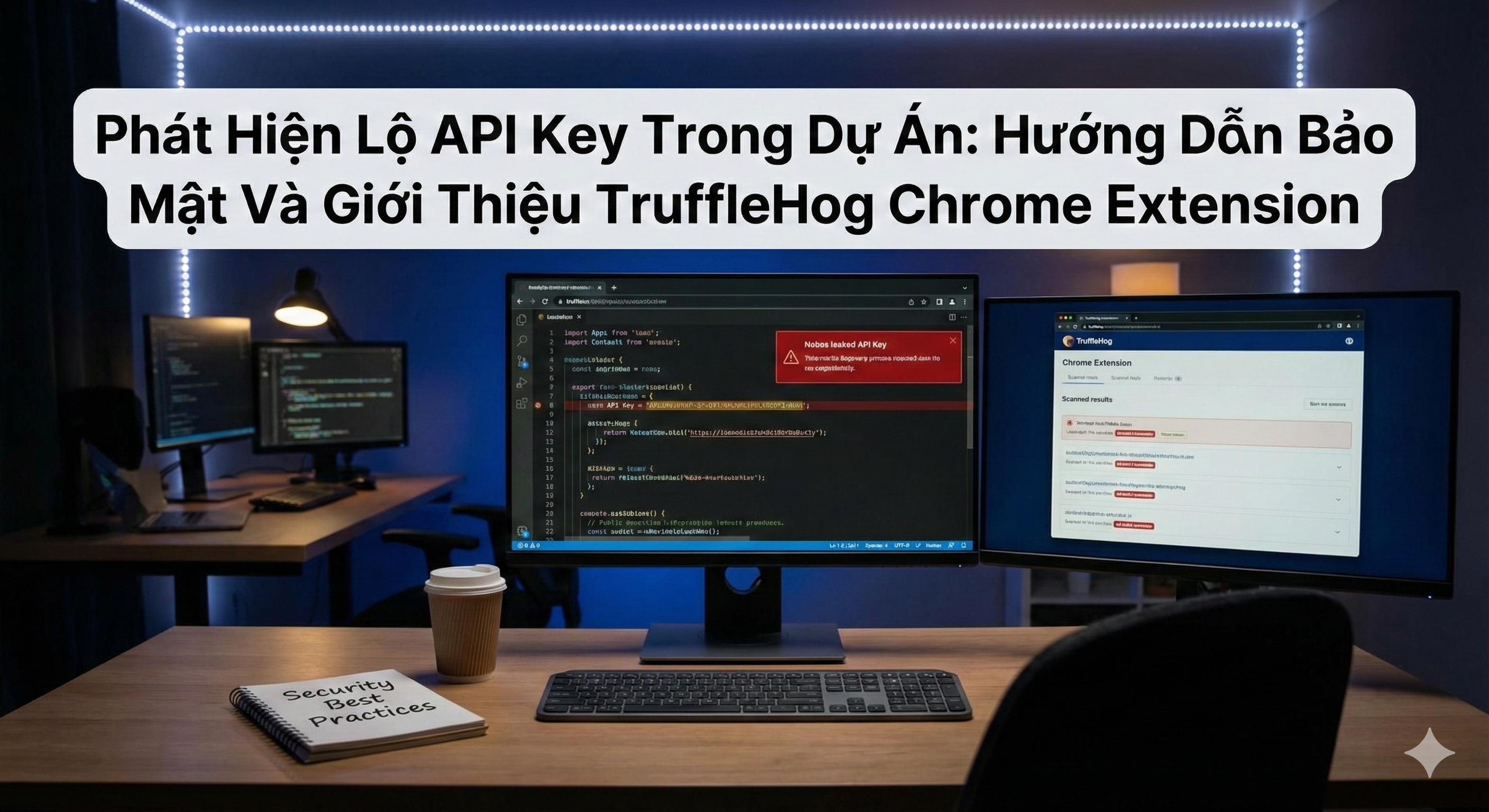 Phát Hiện Lộ API Key Trong Dự Án: Hướng Dẫn Bảo Mật Và Giới Thiệu TruffleHog Chrome Extension